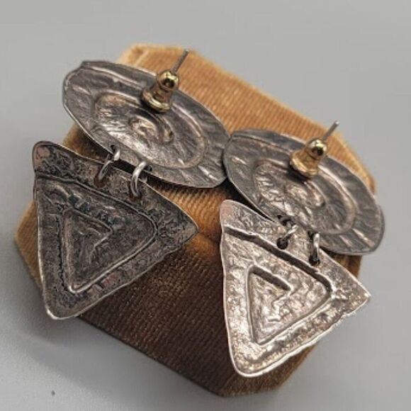 UNBRANDED Geometric Metal Earrings - Picture 7 of 7